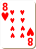 Eight Of Hearts Clip Art